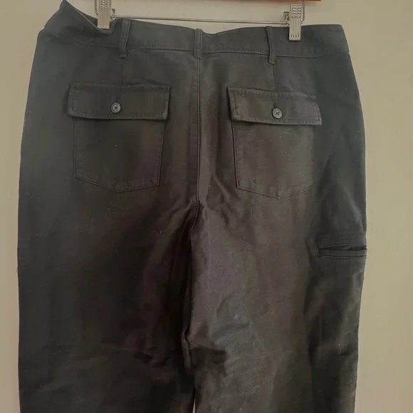 NWT J. Crew Black Wide Leg Pants - Picture 6 of 6